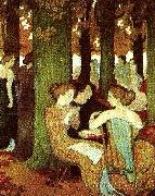 Maurice Denis muserna oil on canvas